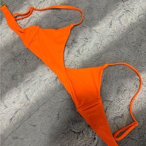 Wild Fable Bright Orange Bikini Top